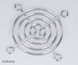 Akasa Fan cover chrome-plated, 60mm (MG-06) цена и информация | Komponentų priedai | pigu.lt