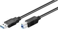 MicroConnect USB-A - USB-B 5 m (USB3.0AB5B) цена и информация | Laidai telefonams | pigu.lt