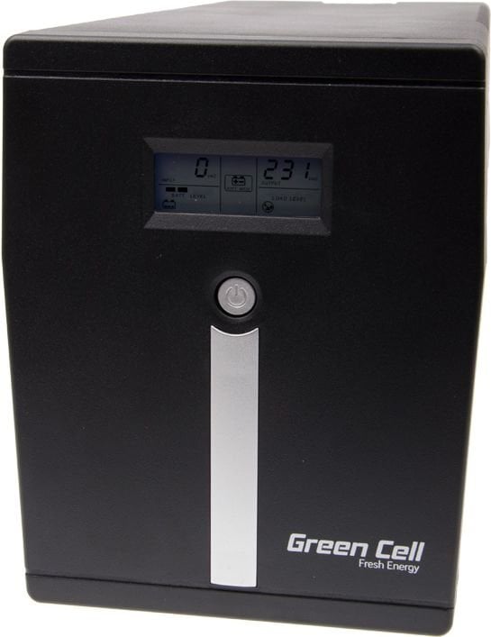 Green Cell UPS 2000VA 1200W“ galios įrodymas kaina ir informacija | Nepertraukiamo maitinimo šaltiniai (UPS) | pigu.lt