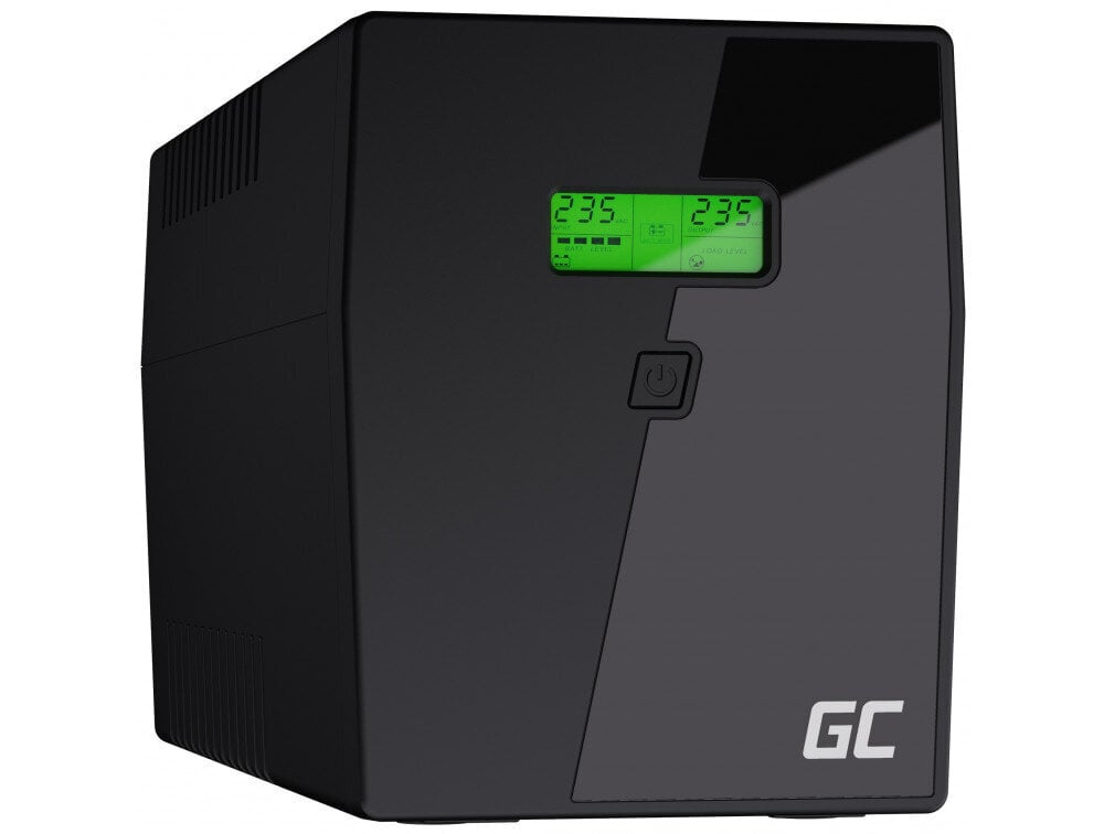 Green Cell UPS 2000VA 1200W“ galios įrodymas kaina ir informacija | Nepertraukiamo maitinimo šaltiniai (UPS) | pigu.lt