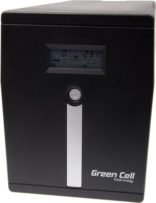 Green Cell Ups“ 1500VA 900W galios įrodymas kaina ir informacija | Nepertraukiamo maitinimo šaltiniai (UPS) | pigu.lt