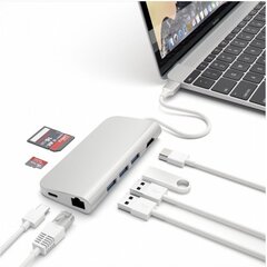 Хаб USB-C Multi-port 4K и Ethernet Satechi цена и информация | Кабели для телефонов | pigu.lt