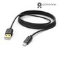 Hama, Lightning kištukas (Apple) - USB-A kištukas, 3 m, juodas  цена и информация | Laidai telefonams | pigu.lt