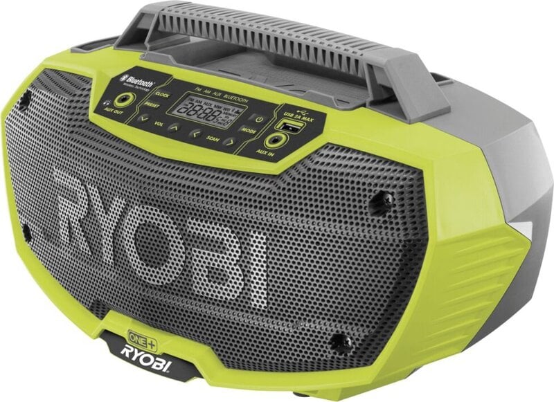 Ryobi ONE + akumuliatorinis radijas 18V kaina ir informacija | Radijo imtuvai ir žadintuvai | pigu.lt