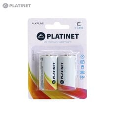 Elementai Platinet Alkaline Pro R14, 2 vnt. kaina ir informacija | Platinet Santechnika, remontas, šildymas | pigu.lt