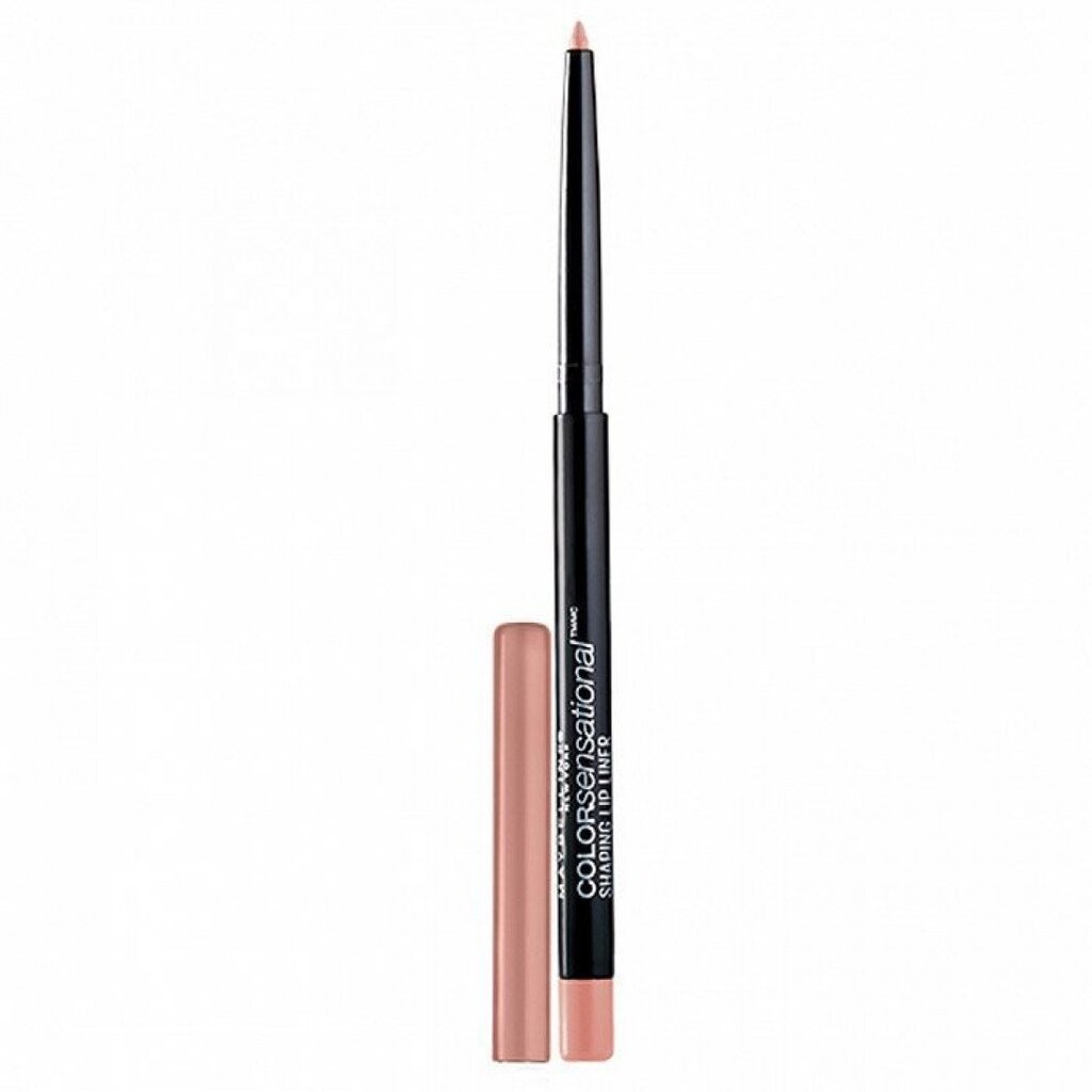 Lūpų kontūro pieštukas Maybelline New York Color Sensational 10 Nude Whisper, 1.2 g цена и информация | Lūpų dažai, blizgiai, balzamai, vazelinai | pigu.lt