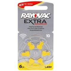 Rayovac Extra PR70 10 батареи, 6 шт. цена и информация | Батарейки | pigu.lt