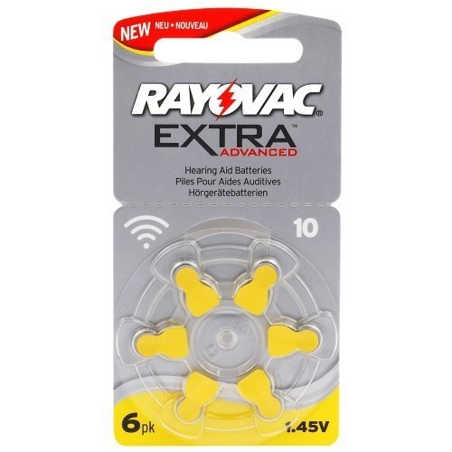 Rayovac Extra elementai klausos aparatams PR70 10, 6 vnt. цена и информация | Elementai | pigu.lt