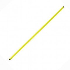 Estafečių lazdos 173cm 5vnt, geltonas kaina ir informacija | Gimnastikos lankai ir lazdos | pigu.lt