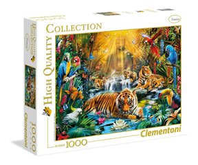 Dėlionė Clementoni 39380 Mistiniai tigrai, 1000 d. kaina ir informacija | Dėlionės (puzzle) | pigu.lt