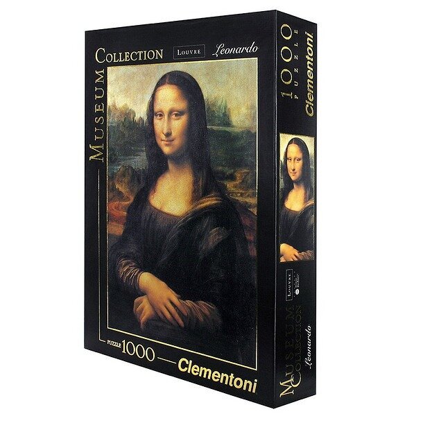 Dėlionė Clementoni Multi-Colour Leonardo Da Vinci Mona Lisa 1000 d. цена и информация | Dėlionės (puzzle) | pigu.lt