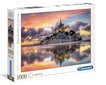 Dėlionė su Saint - Mišelio kalnu Clementoni Le Magnifique Mont Saint-Michel, 39367, 1000 d. цена и информация | Dėlionės (puzzle) | pigu.lt