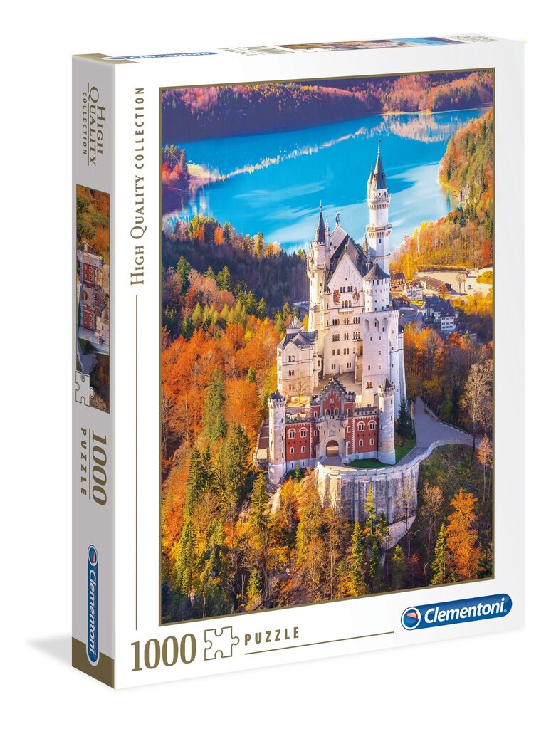 Dėlionė Clementoni Noišvanšteinas/Neuschwanstein, 1000 d. цена и информация | Dėlionės (puzzle) | pigu.lt