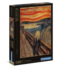 Dėlionė Clementoni Museum Collection Edvard Munch Klyksmas, 1000 d. kaina ir informacija | Dėlionės (puzzle) | pigu.lt