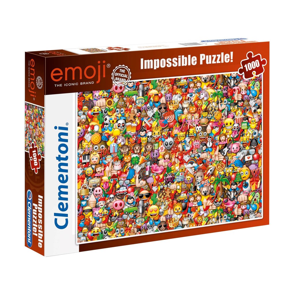 Dėlionė Clementoni Emoji, 39388, 1000 d. kaina ir informacija | Dėlionės (puzzle) | pigu.lt