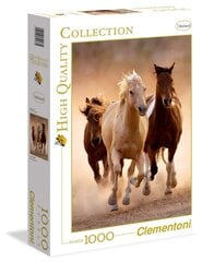 Dėlionė Clementoni High Quality Running Horses 1000 d. kaina ir informacija | Dėlionės (puzzle) | pigu.lt