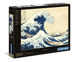 Dėlionė Clementoni Museum Hokusai The Great Wave, 1000 d. цена и информация | Пазлы | pigu.lt