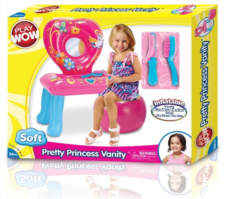 Pripučiamas kosmetinis staliukas "Mažoji princesė" Play Wow kaina ir informacija | Žaislai kūdikiams | pigu.lt
