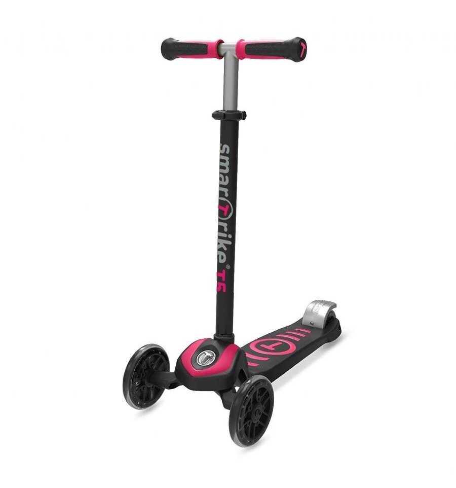Triratis paspirtukas Smart trike T-scooter T5, rožinis цена и информация | Paspirtukai | pigu.lt