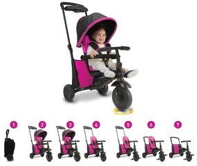Трехколесный велосипед SmartTrike 600 7 in 1, розовый цена и информация | Smart Trike Товары для детей и младенцев | pigu.lt