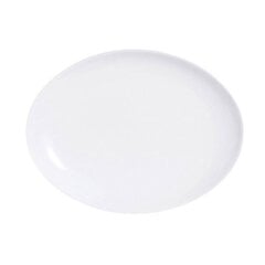 Balta ovali lėkštė Luminarc Diwali, 25x23 cm kaina ir informacija | Indai, lėkštės, pietų servizai | pigu.lt