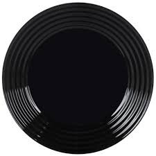 Juoda lėkštė šaltam patiekalui Luminarc HARENA BLACK, 19 cm цена и информация | Indai, lėkštės, pietų servizai | pigu.lt