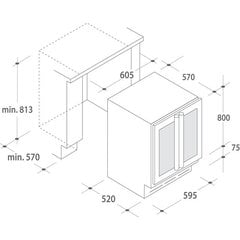 Candy CCVB60D kaina ir informacija | Candy Buitinė technika ir elektronika | pigu.lt