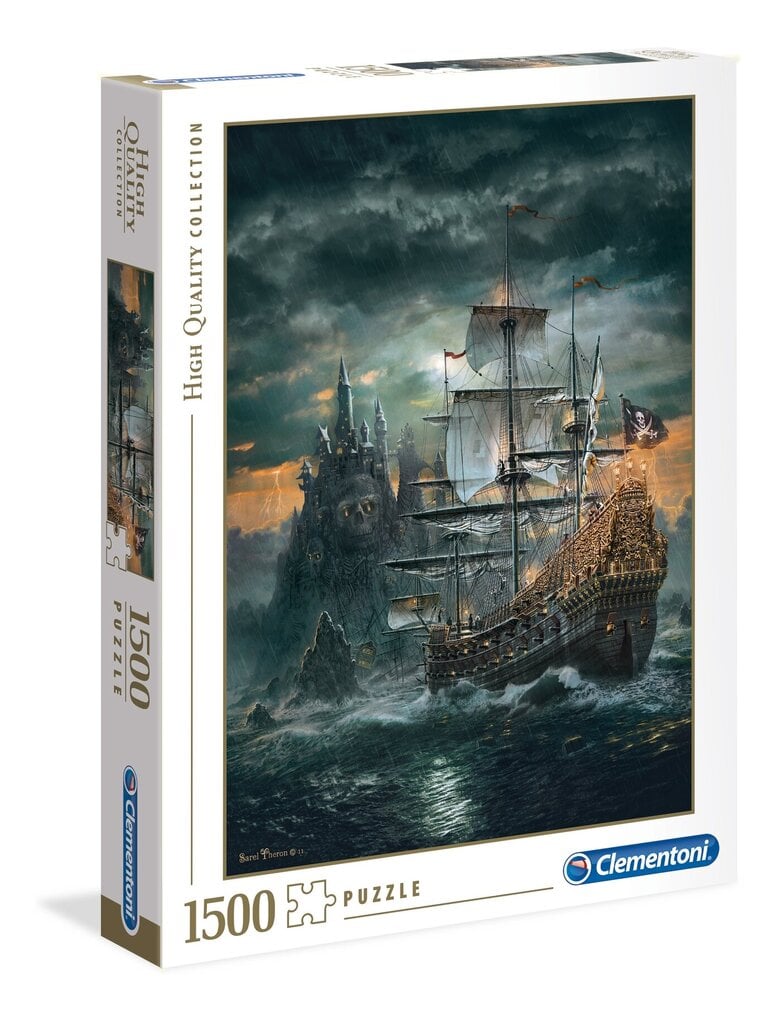 Dėlionė Clementoni Piratų laivas/The Pirates Ship, 1500 d. kaina ir informacija | Dėlionės (puzzle) | pigu.lt