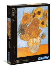 Пазл Clementoni Museum Collection Van Gogh Подсолнухи/Girasoli, 1000 д. цена и информация | Пазлы | pigu.lt