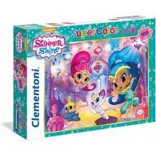 Dėlionė Clementoni Shimmer Shine, 104 d. kaina ir informacija | Dėlionės (puzzle) | pigu.lt