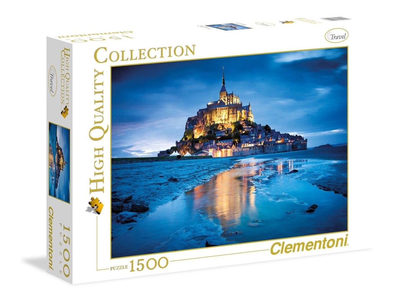 Dėlionė Clementoni Le Mont Saint Michel, 1500 d. цена и информация | Dėlionės (puzzle) | pigu.lt