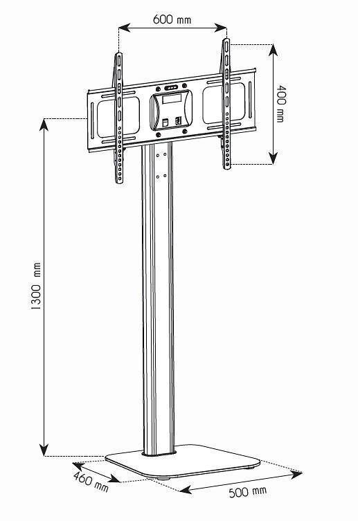 Techly ICA-TR11 32-70” цена и информация | Televizorių laikikliai, tvirtinimai | pigu.lt