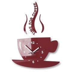 Часы настенные Кружка кофе цена и информация | Часы | pigu.lt