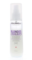 Blizgesio plaukams suteikiantis purškiamas dvifazis serumas Goldwell Dualsenses Blondes & Highlights, 150 ml kaina ir informacija | Goldwell Kvepalai, kosmetika | pigu.lt