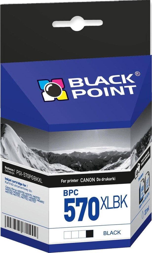 Black Point SGCPGI570XLBK kaina ir informacija | Kasetės rašaliniams spausdintuvams | pigu.lt