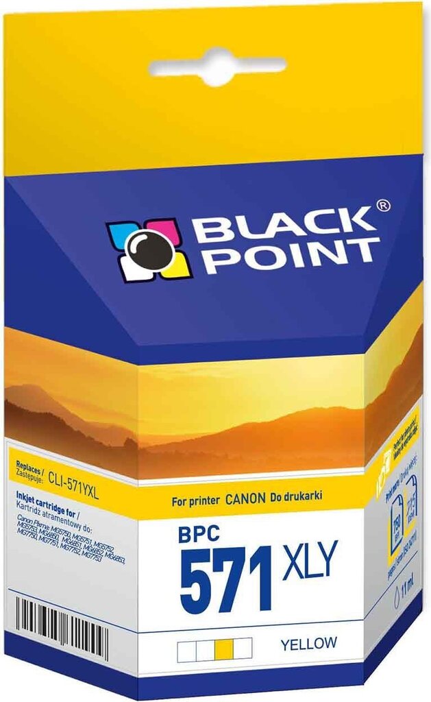 Black Point BPC571XLY цена и информация | Kasetės rašaliniams spausdintuvams | pigu.lt
