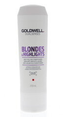 Glotninamasis plaukų kondicionierius šviesiems ir sruogelėmis šviesintiems plaukams Goldwell Dualsenses Blondes & Highlights 200 ml kaina ir informacija | Balzamai, kondicionieriai | pigu.lt