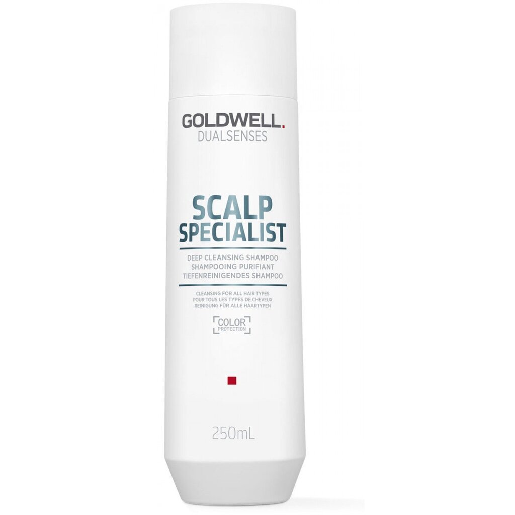 Intensyviai galvos odą valantis šampūnas Goldwell Dualsenses Scalp Specialist Deep Cleansing, 250 ml kaina ir informacija | Šampūnai | pigu.lt