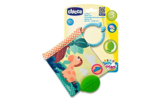 Kūdikių knygelė Chicco, 3 m.+ kaina ir informacija | Žaislai kūdikiams | pigu.lt