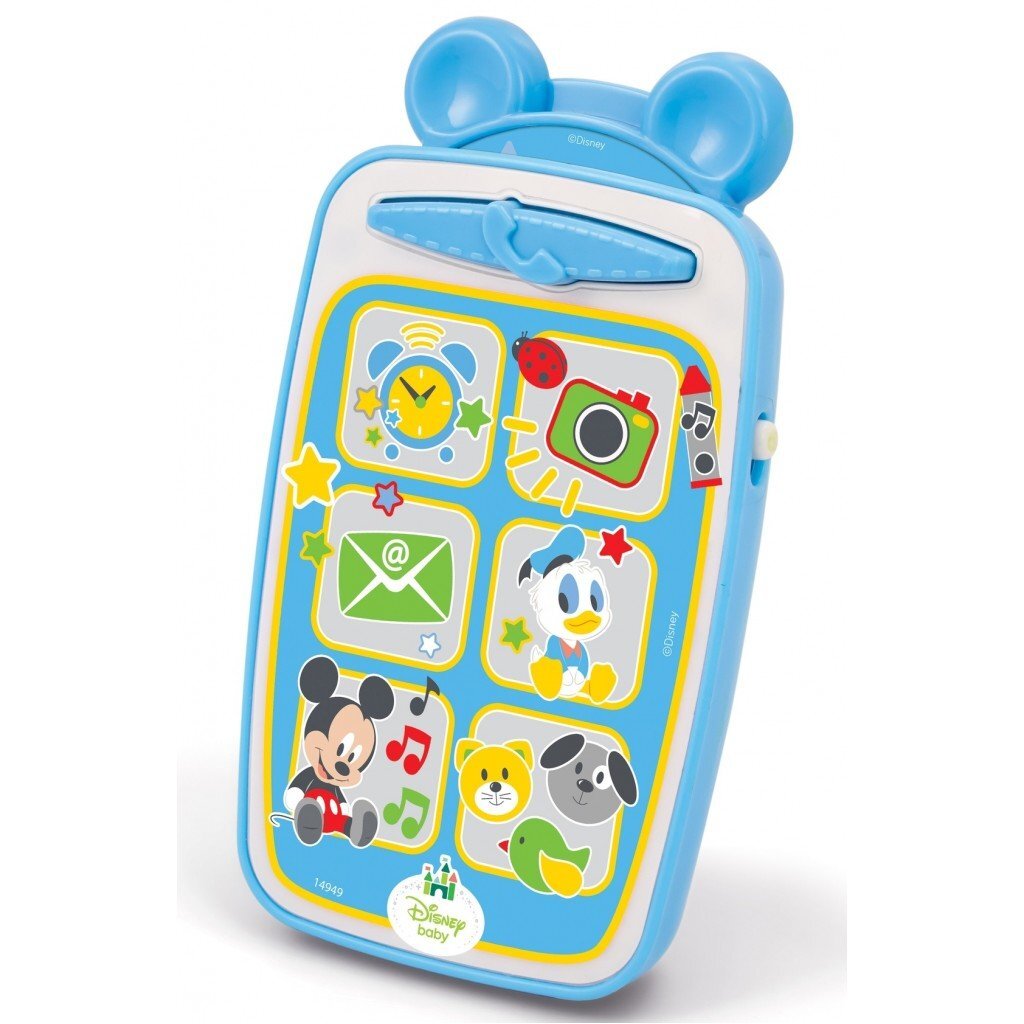 Žaislinis telefonas Mickey Mouse Clementoni Baby kaina ir informacija | Žaislai kūdikiams | pigu.lt