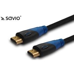 Savio CL02, HDMI, 1.5 m kaina ir informacija | Kabeliai ir laidai | pigu.lt