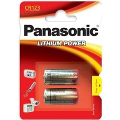 Panasonic CR-123AL / 2B литиевые элементы цена и информация | Батарейки | pigu.lt