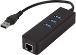 Logilink USB 3.0 3-port Hub with Gigabit