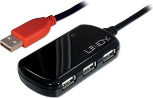 Lindy 42783. цена и информация | Адаптеры, USB-разветвители | pigu.lt