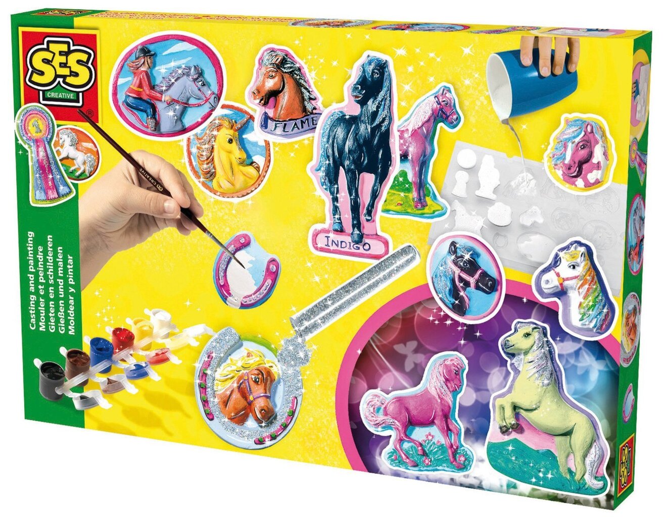 Kūrybinis rinkinys SES Fantazijos žirgai kaina ir informacija | Lavinamieji žaislai | pigu.lt