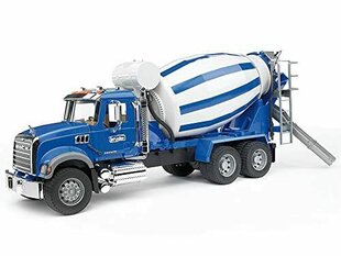 Sunkvežimis-cemento maišytuvas Mack Granite 1:16 Bruder, 02814 kaina ir informacija | Žaislai berniukams | pigu.lt