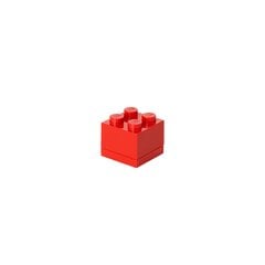 LEGO Блок хранения MINI 4 красный цена и информация | Тумба с ящиками Versa | pigu.lt