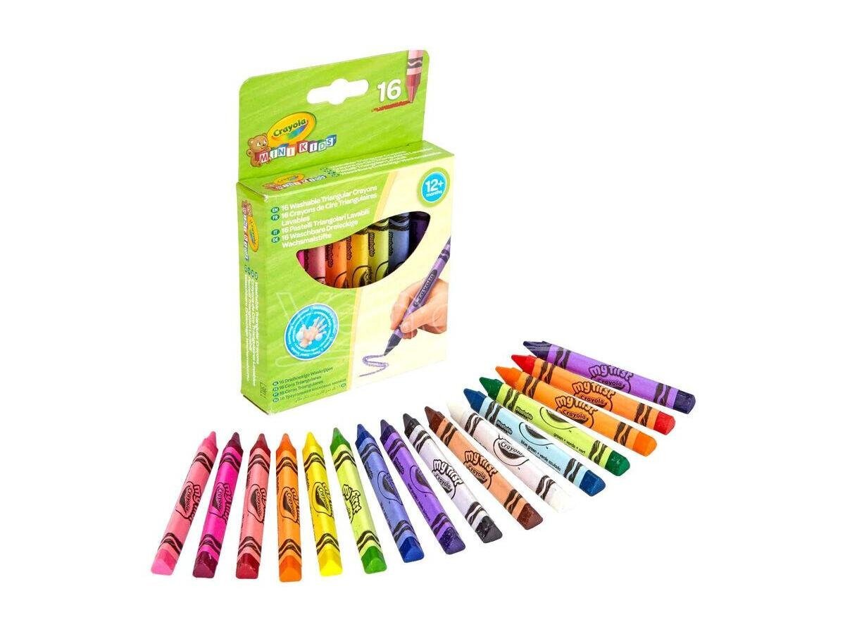 Kreidelės Crayola, 16 spalvų kaina ir informacija | Kanceliarinės prekės | pigu.lt