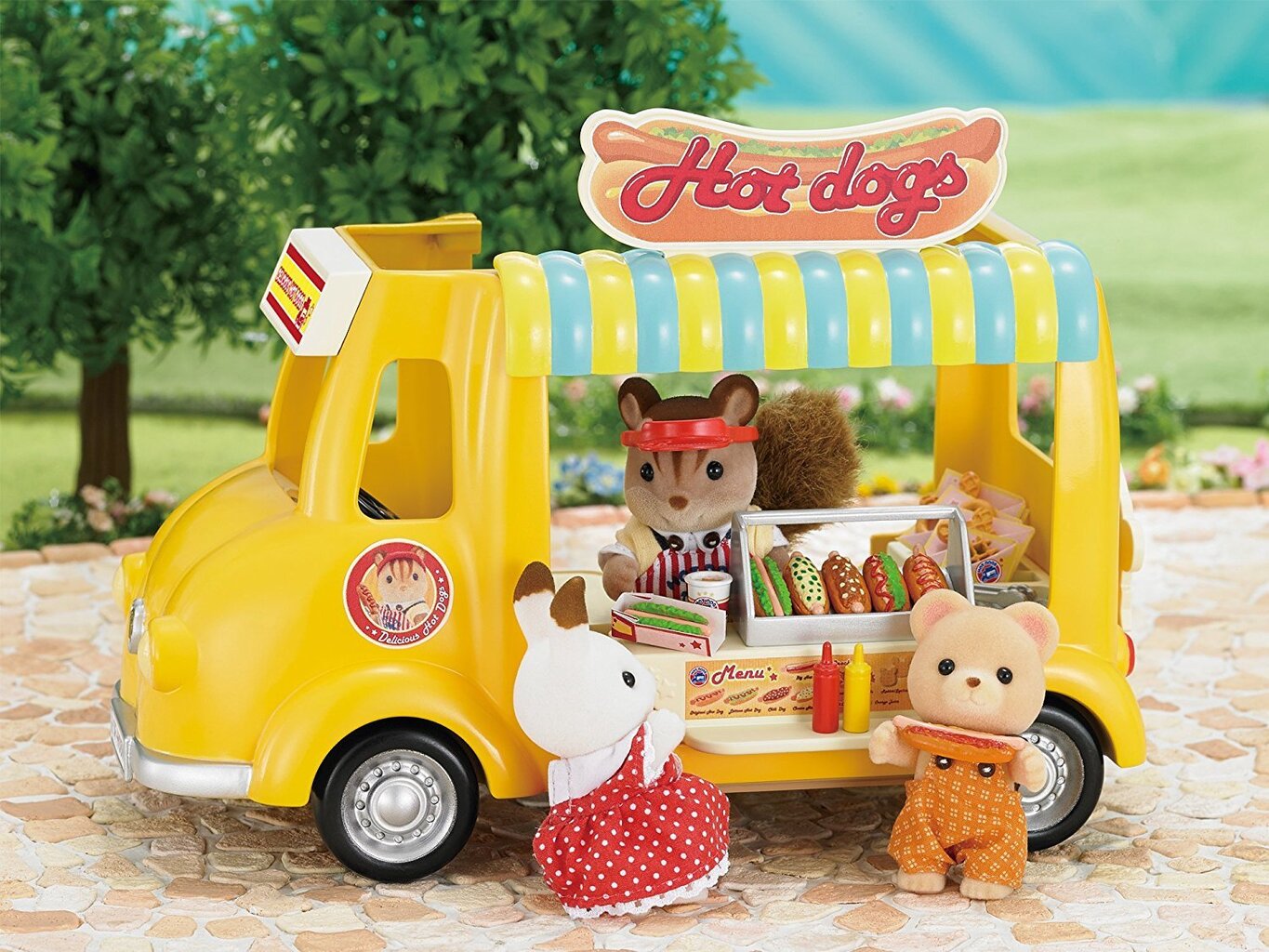 Dešrainių furgonas su figūrėlėmis Epoch Sylvanian Families kaina ir informacija | Žaislai mergaitėms | pigu.lt