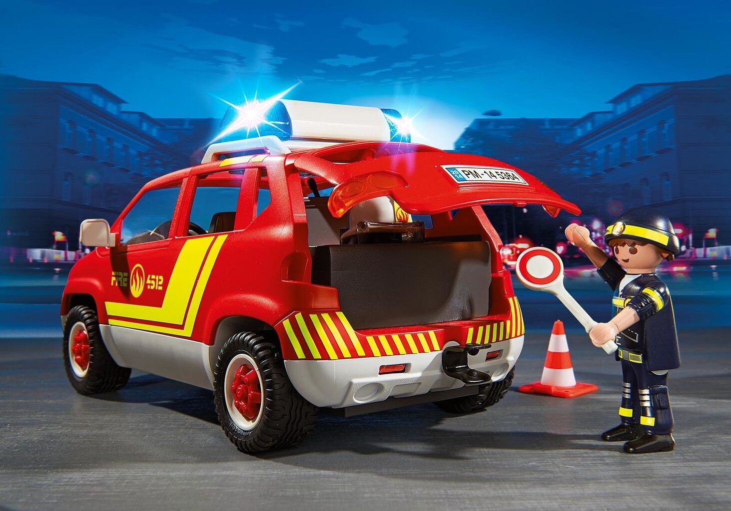 5364 PLAYMOBIL® City Action, Gaisrininko automobilis цена и информация | Konstruktoriai ir kaladėlės | pigu.lt